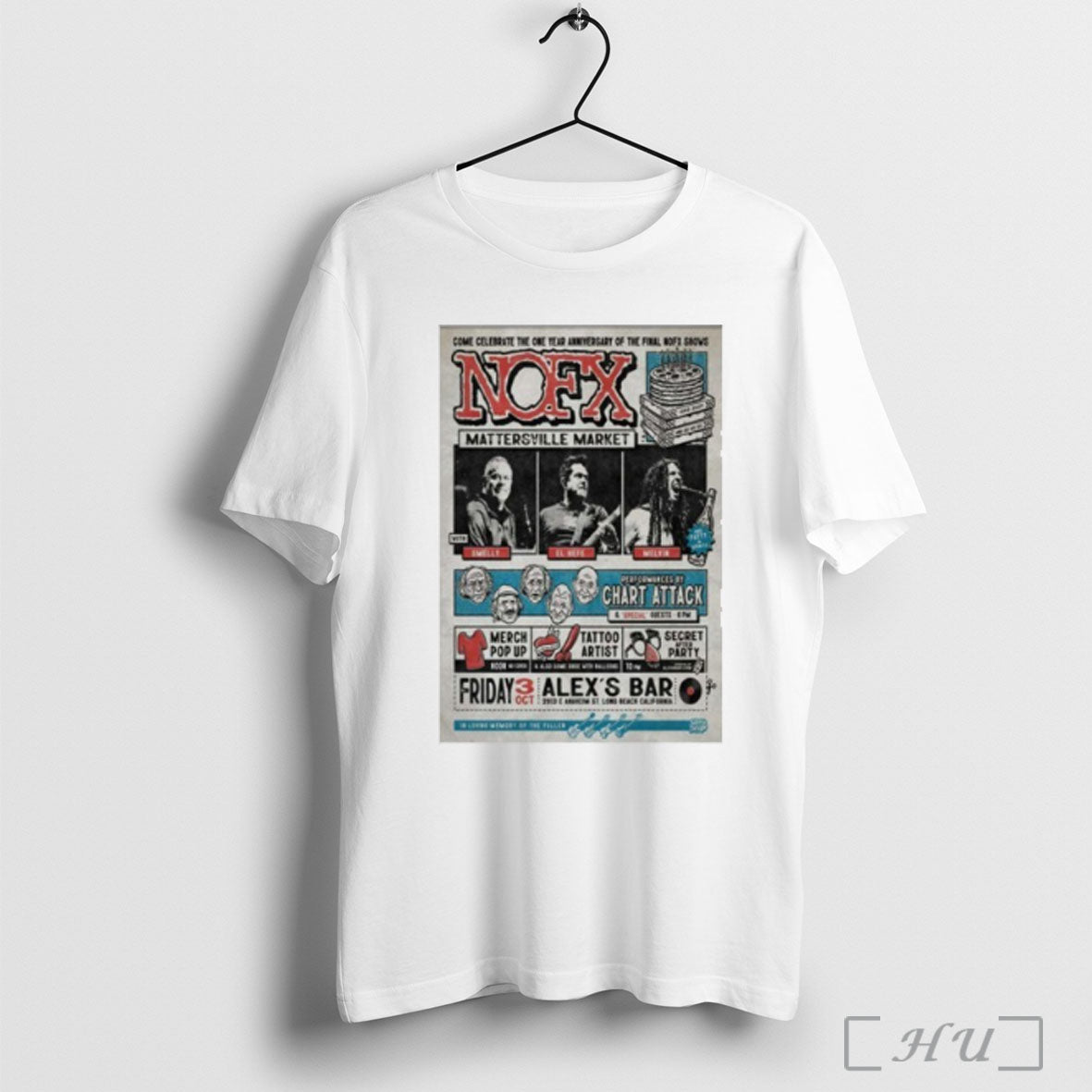 Officials Nofx 10 3 2025 Alexs Bar In St Long Beach Ca Poster