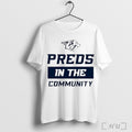 Officials Nashville Predators Preds In The Community Shirt T Shirt