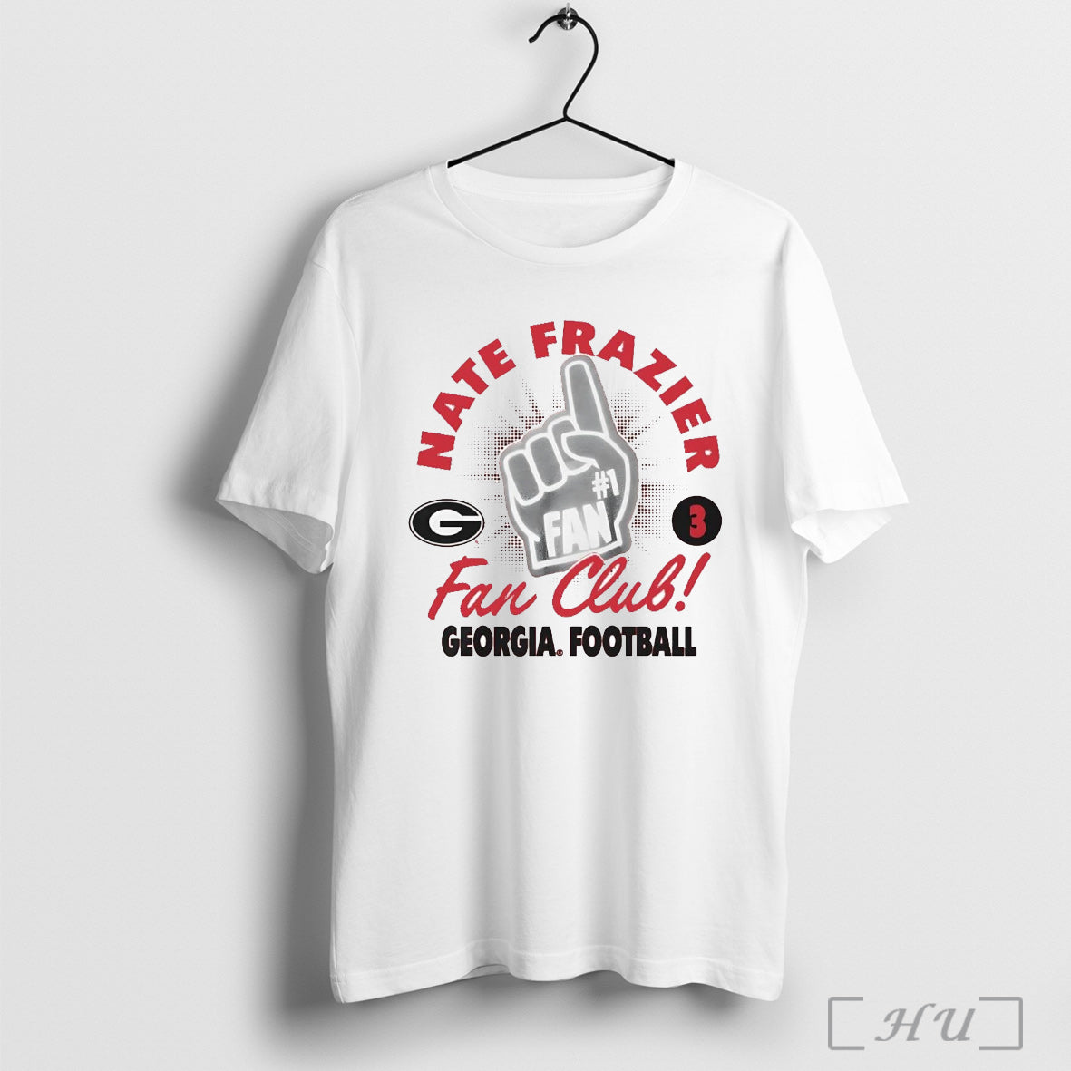 Officials Nate Frazier Fan Club Georgia Football T Shirt