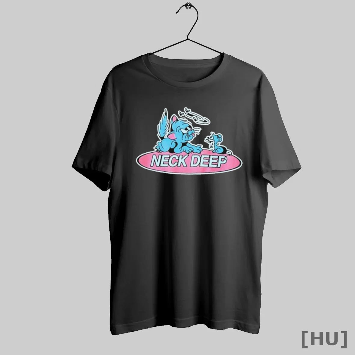 Officials Neck Deep Cat Rat T Shirt