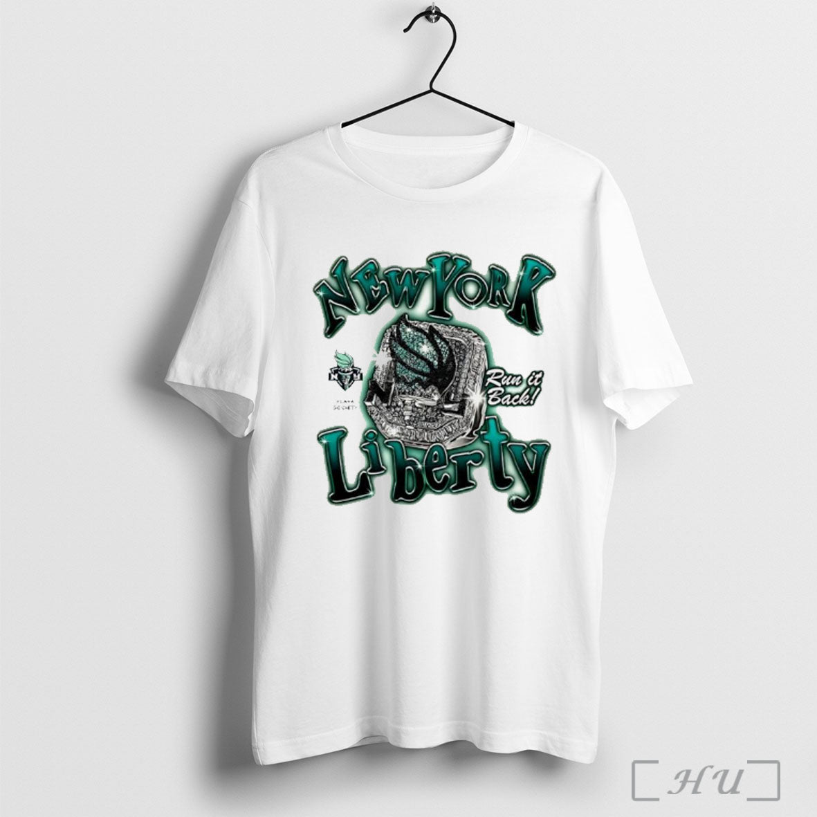 Officials New York Liberty Championship Ring Run Its Back T Shirt