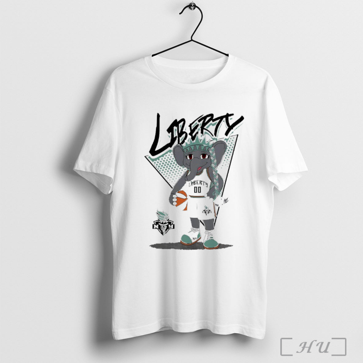 Officials New York Liberty Team Mascot T Shirt