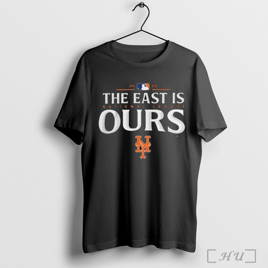 Officials New York Mets 2025 National League The East Is Ours T Shirt
