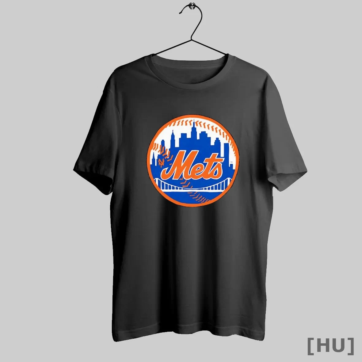 Officials New York Mets Skyline Baseball Logo Sports Fan T Shirt