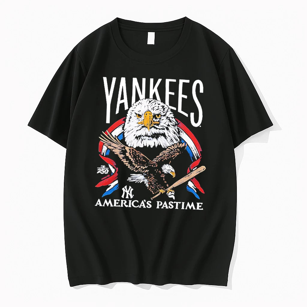 Officials New York Yankees Americas Pastime 250th Tri Blend Tee T Shirt Sweater