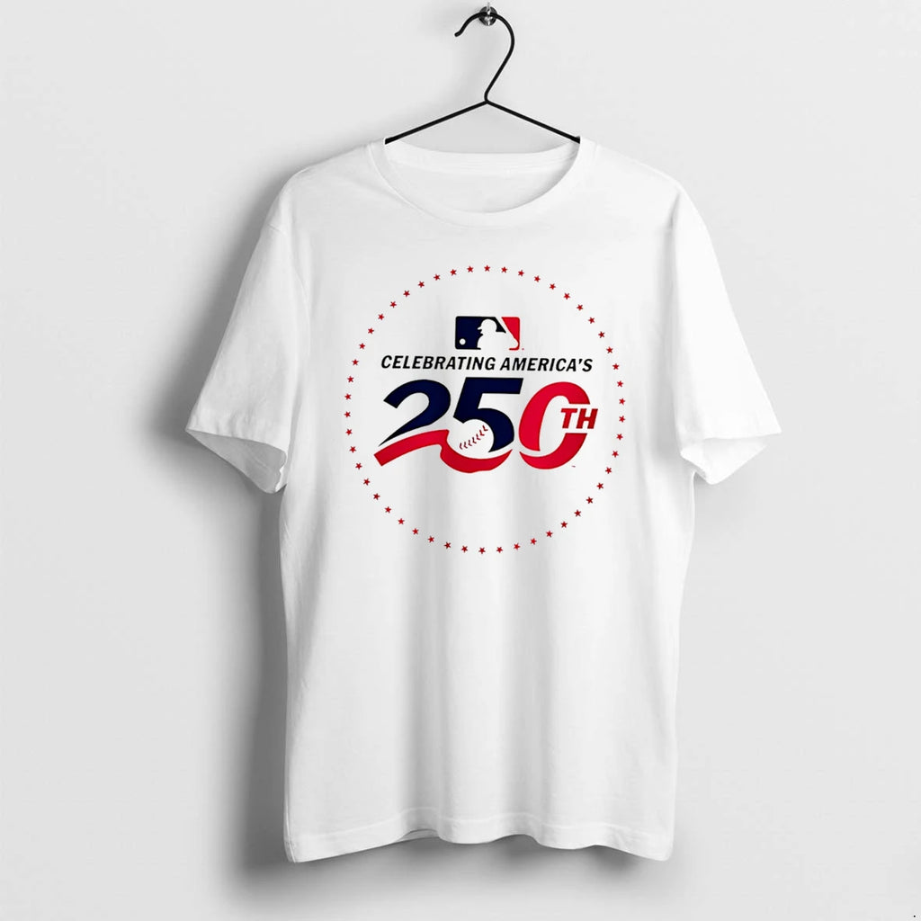 Officials New York Yankees Celebrating Americas 250th Logo Tee T Shirt Sweater