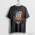 Officials New York Yankess Vs Detroit Tigers Yankee Stadium Flag T Shirt