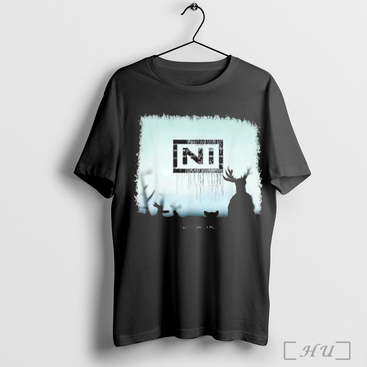 Officials Ni With Antlers Unique Christmas Reindeer T Shirt