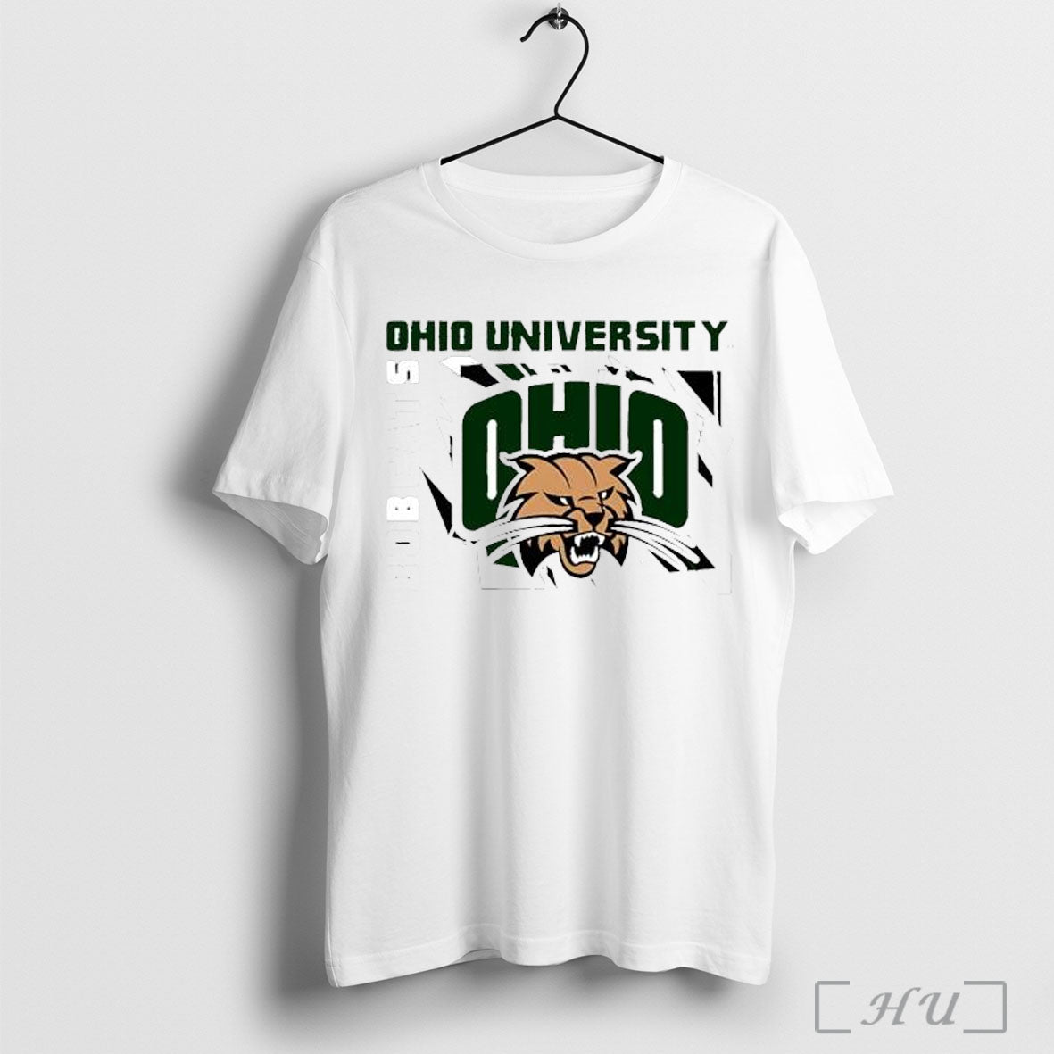 Officials Nice Ohio University Bobcats Ohio Bobcat Head Abstract T Shirt