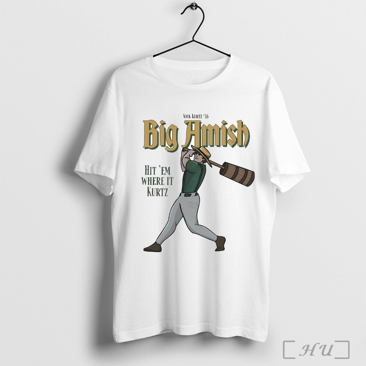 Officials Nick Kurtz Big Amish Hit Em Where It Kurtz T Shirt