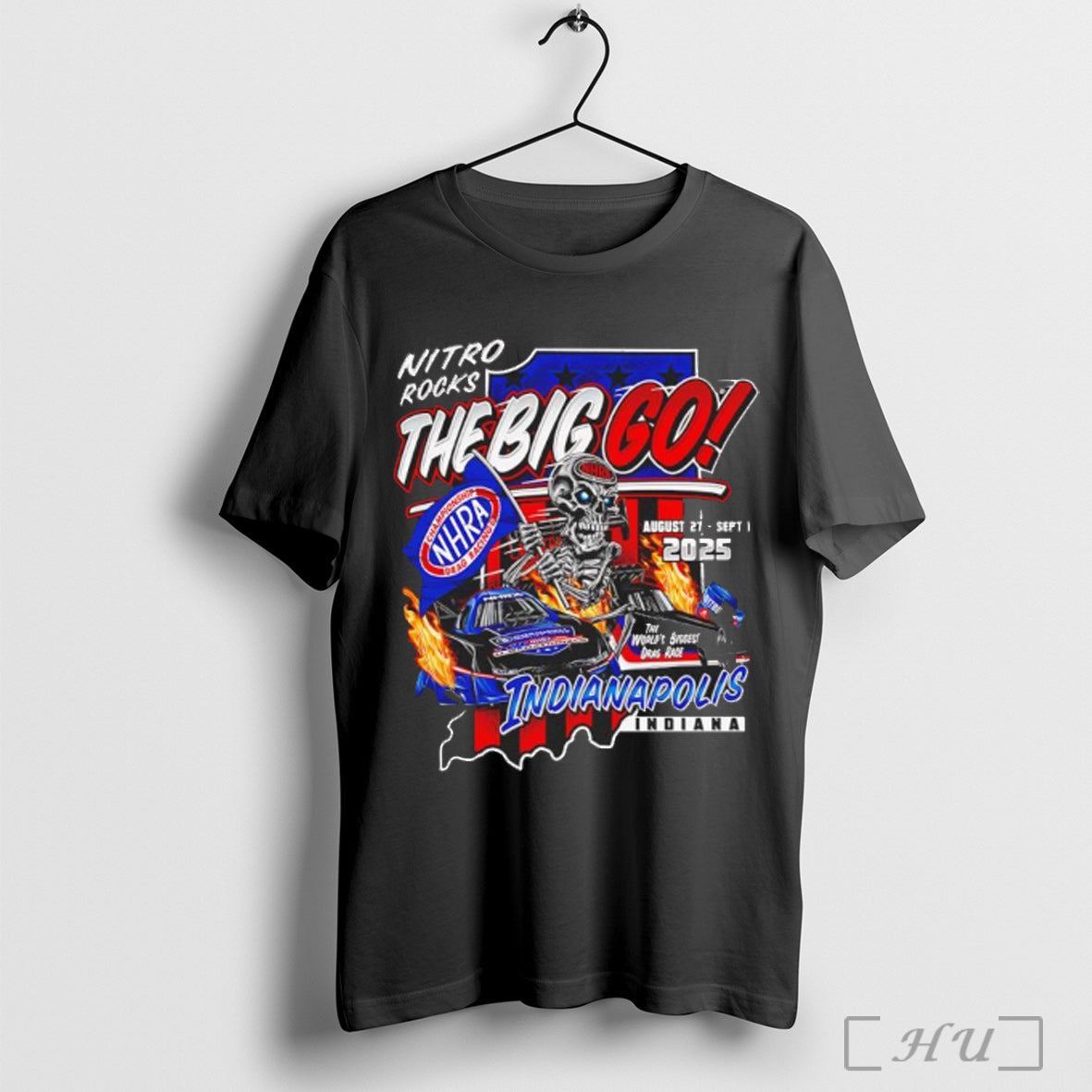 Officials Nitro Rocks The Big Go Indianapolis Indiana T Shirt
