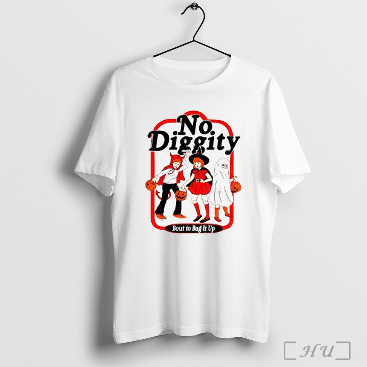 Officials No Diggity Bout To Bag It Up Halloween T Shirt