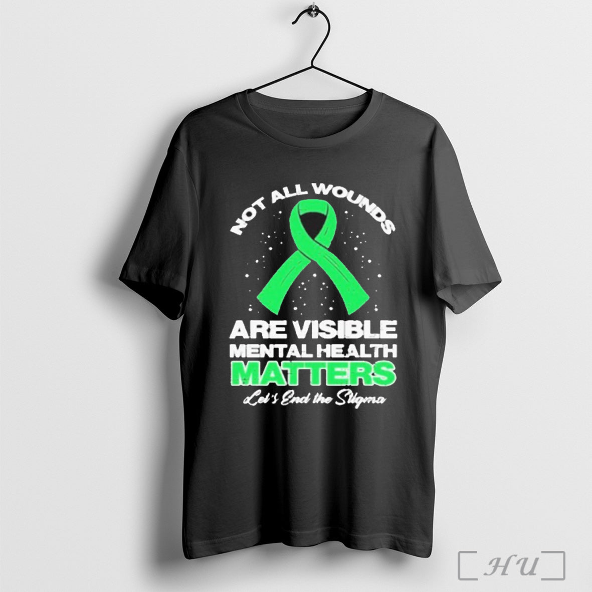 Officials Not All Wounds Visible Mental Health Matters Aware Women T Shirt