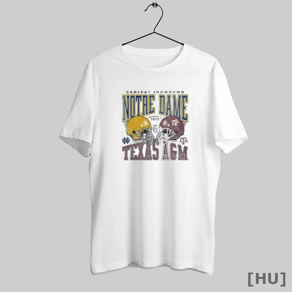 Officials Notre Dame Fighting Irish Vs Texas Am Aggies Gameday Showdown T Shirt