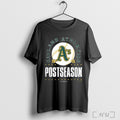 Officials Oakland Athletics 2025 Mlb Postseason Logo V Neck T Shirt