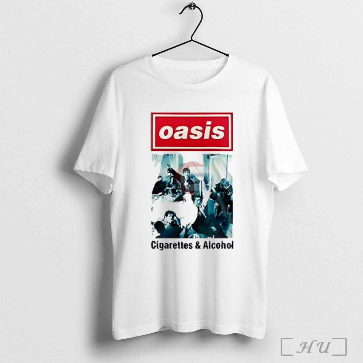 Officials Oasis Cigarettes And Alcohol Live 25 La Rose Bowl Stadium T Shirt