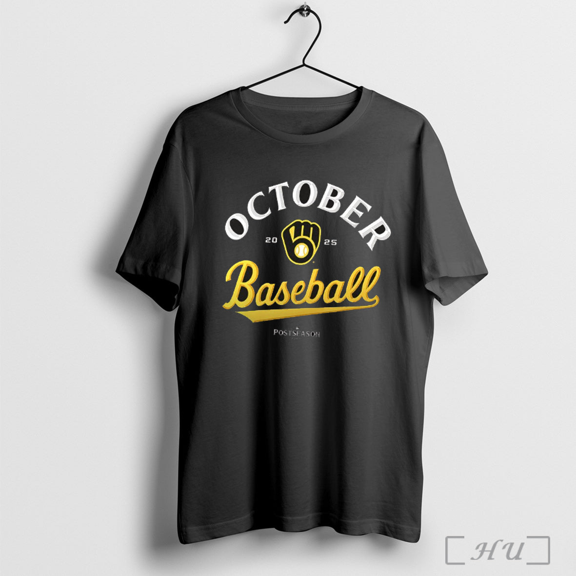Officials October Milwaukee Brewers 2025 Mlb Postseason Locker Room T Shirt