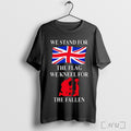 Officials Officials We Stand For The Flag We Kneel For The Fallen T Shirt