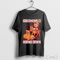 Officials Ohio State Hooked And Humbled Horns Down T Shirt