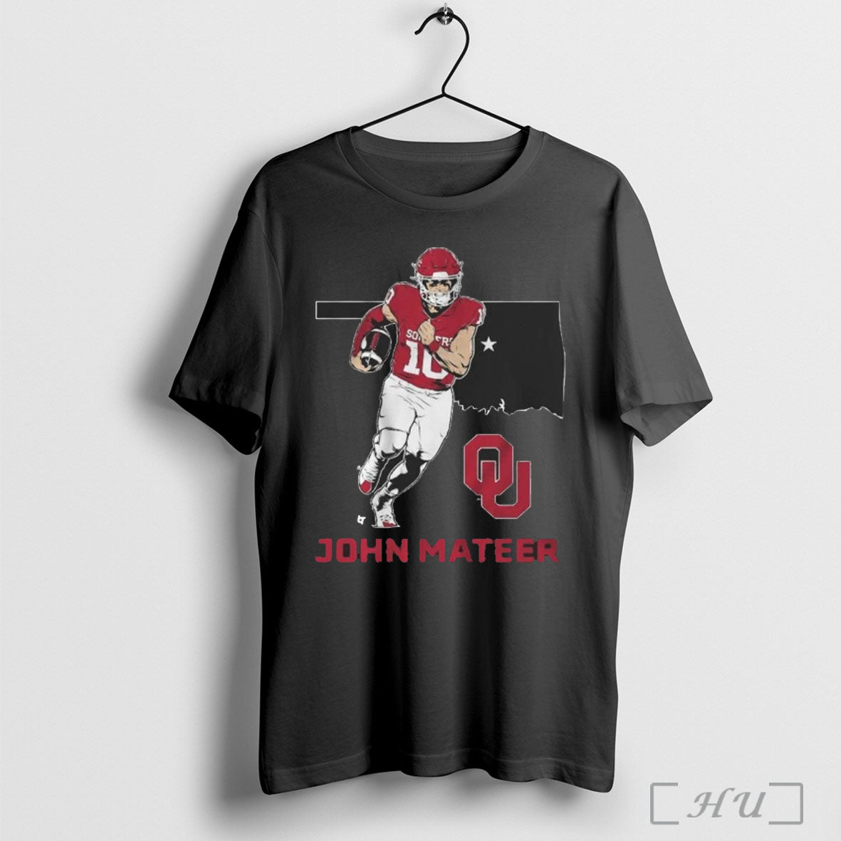 Officials Oklahoma Football John Mateer State Star T Shirt