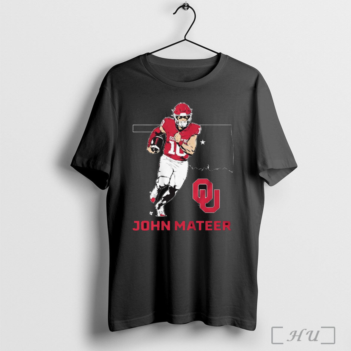 Officials Oklahoma Sooners Football Ncaa John Mateer State Star T Shirt