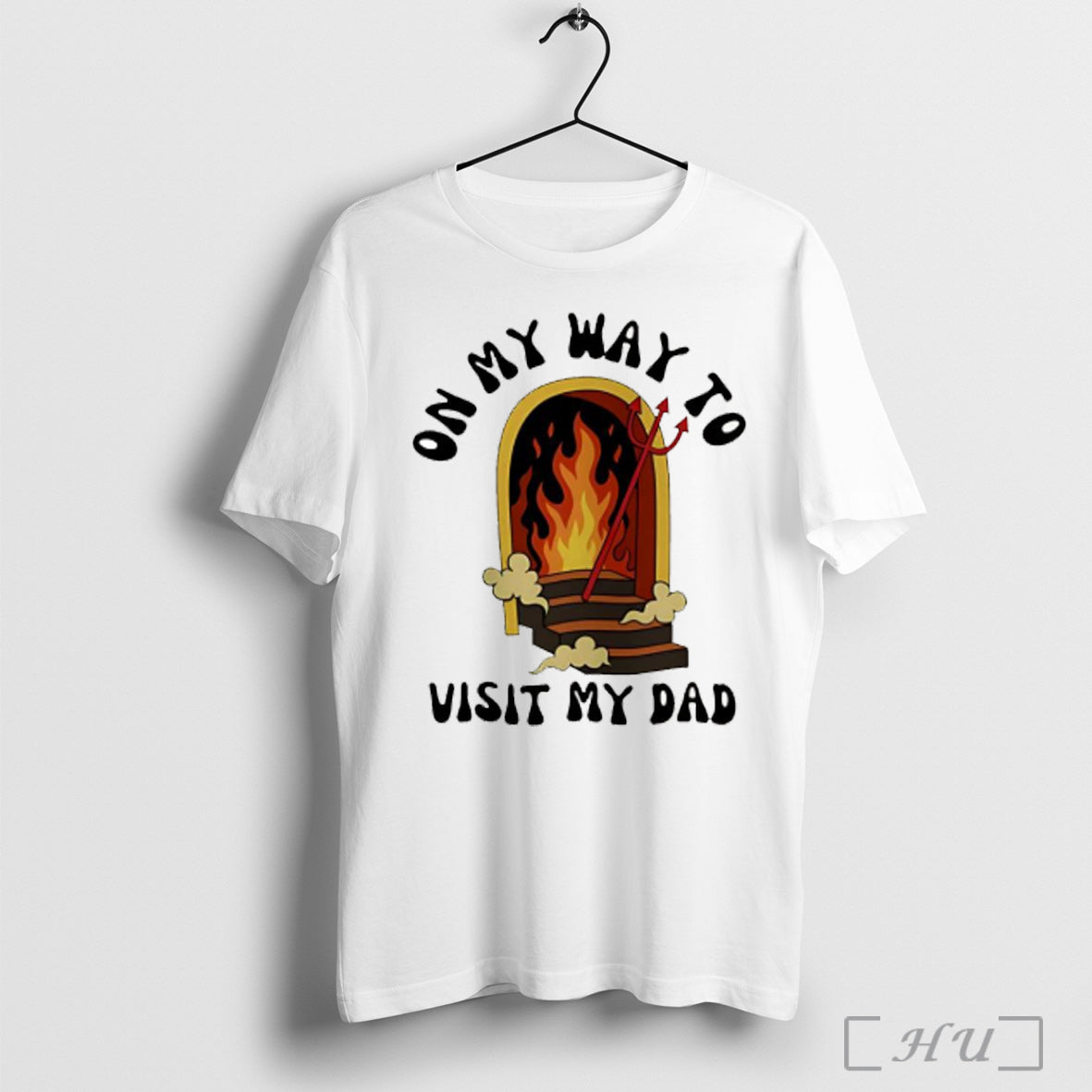 Officials On My Way To Visit My Dad White S T Shirt