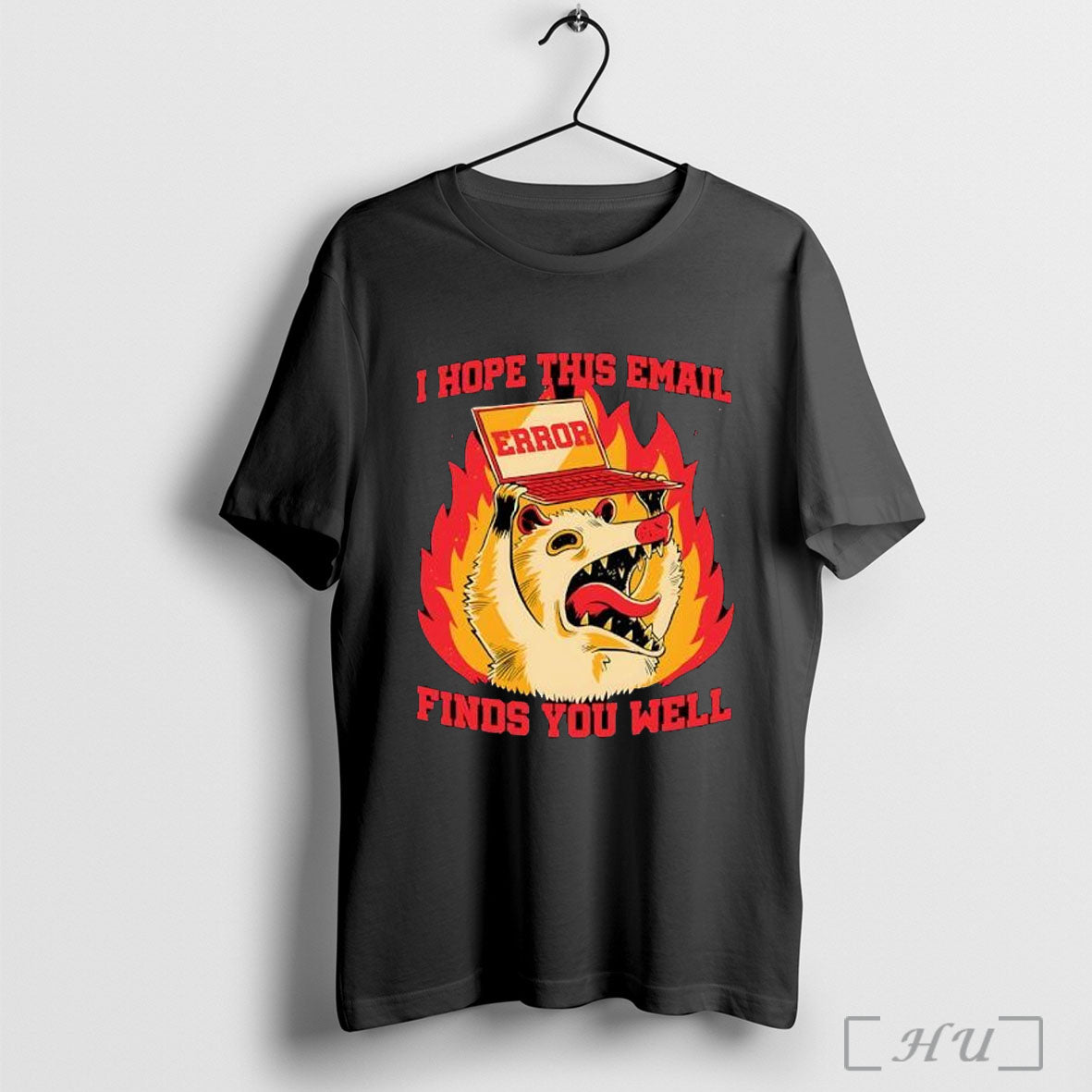 Officials Opossum Error I Hope This Email Finds You Well T Shirt