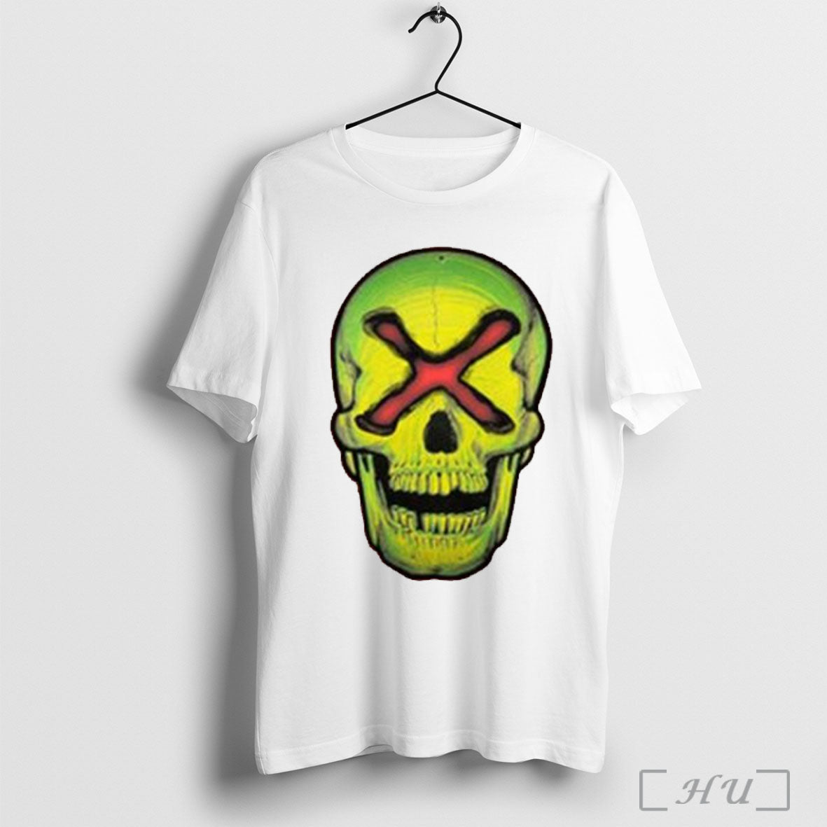 Officials Orange Madrox The Great Skull Green Skull Halloween T Shirt