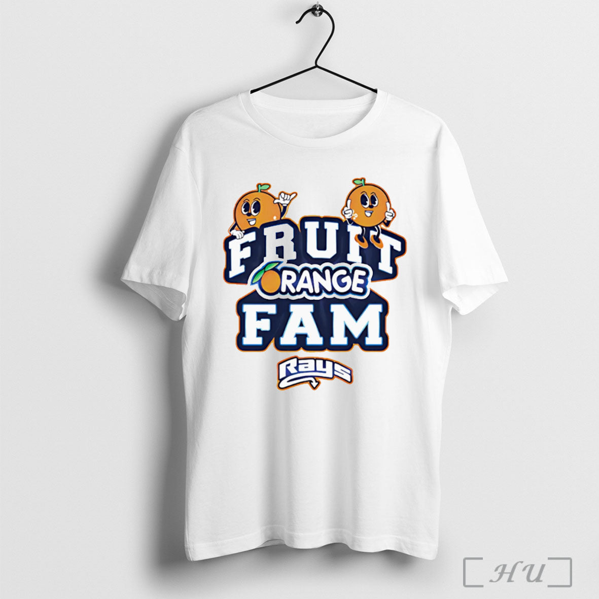 Officials Orange Rays Fruit Fam T Shirt