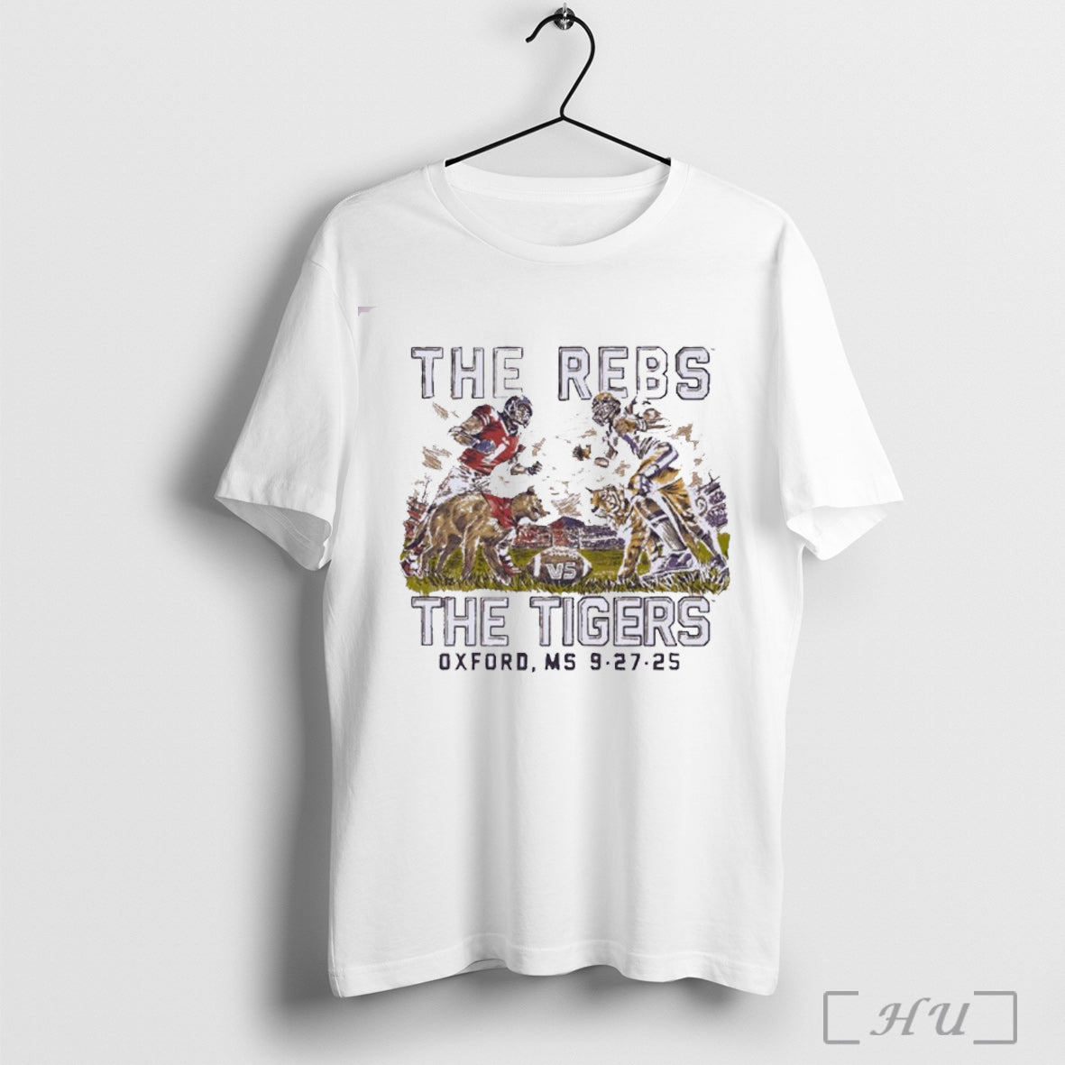 Officials Oxford Ms Ole Miss Vs Lsu Game Day 2025 T Shirt