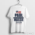 Officials Paul Massie 2028 President Flag T Shirt
