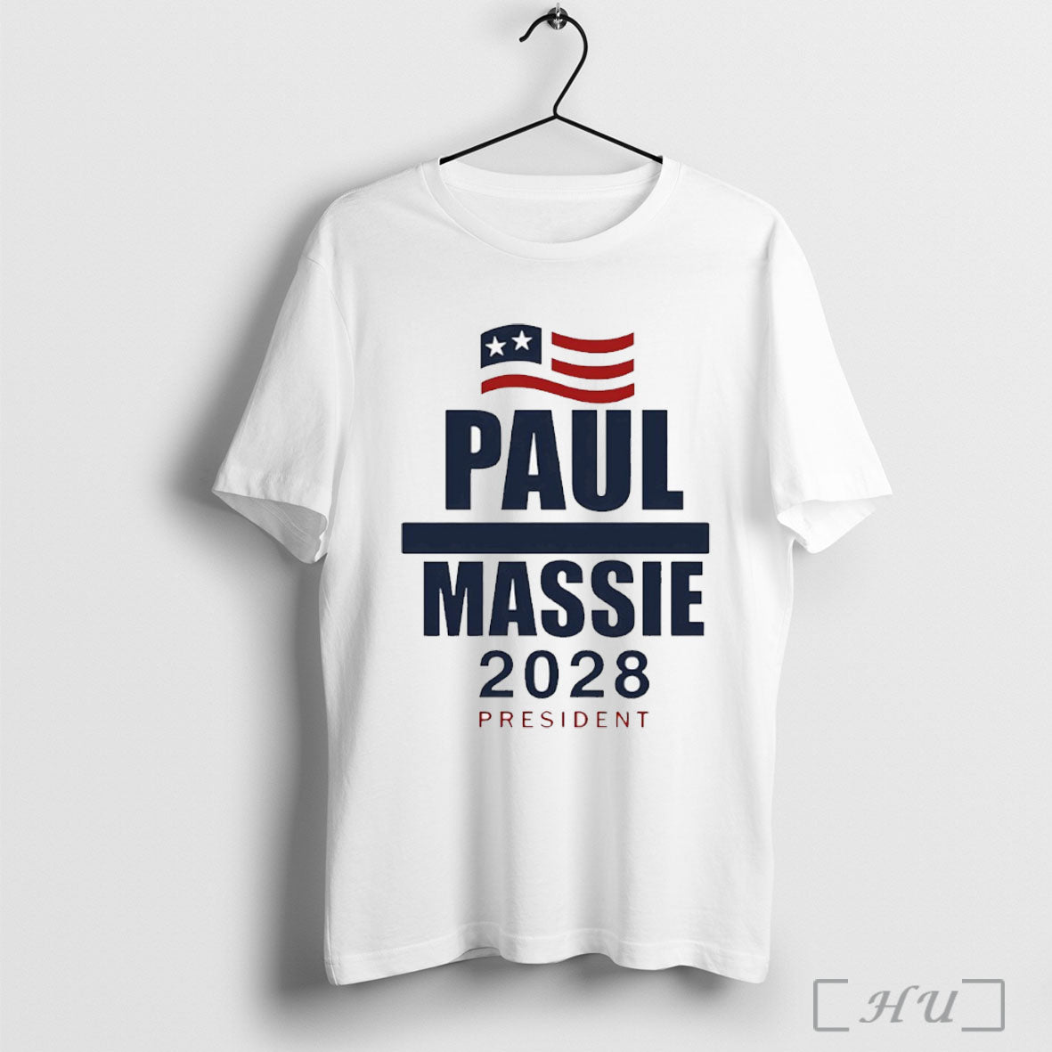 Officials Paul Massie 2028 President Flag T Shirt