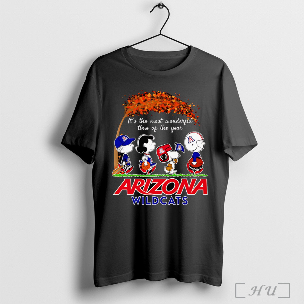 Officials Peanuts Its The Most Wonderful Time Of The Year Arizona Wildcats Shirt Hoodie Sweater