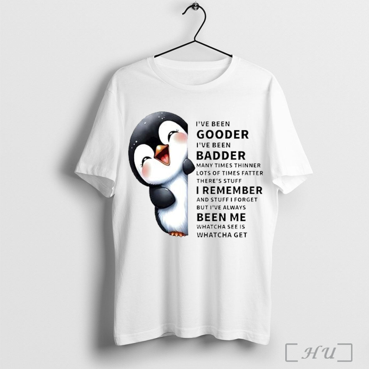 Officials Penguin Ive Been Gooder Ive Been Badder Cute T Shirt