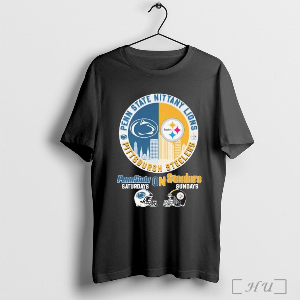 Officials Penn State On Saturdays Steelers On Sundays 2025 T Shirt