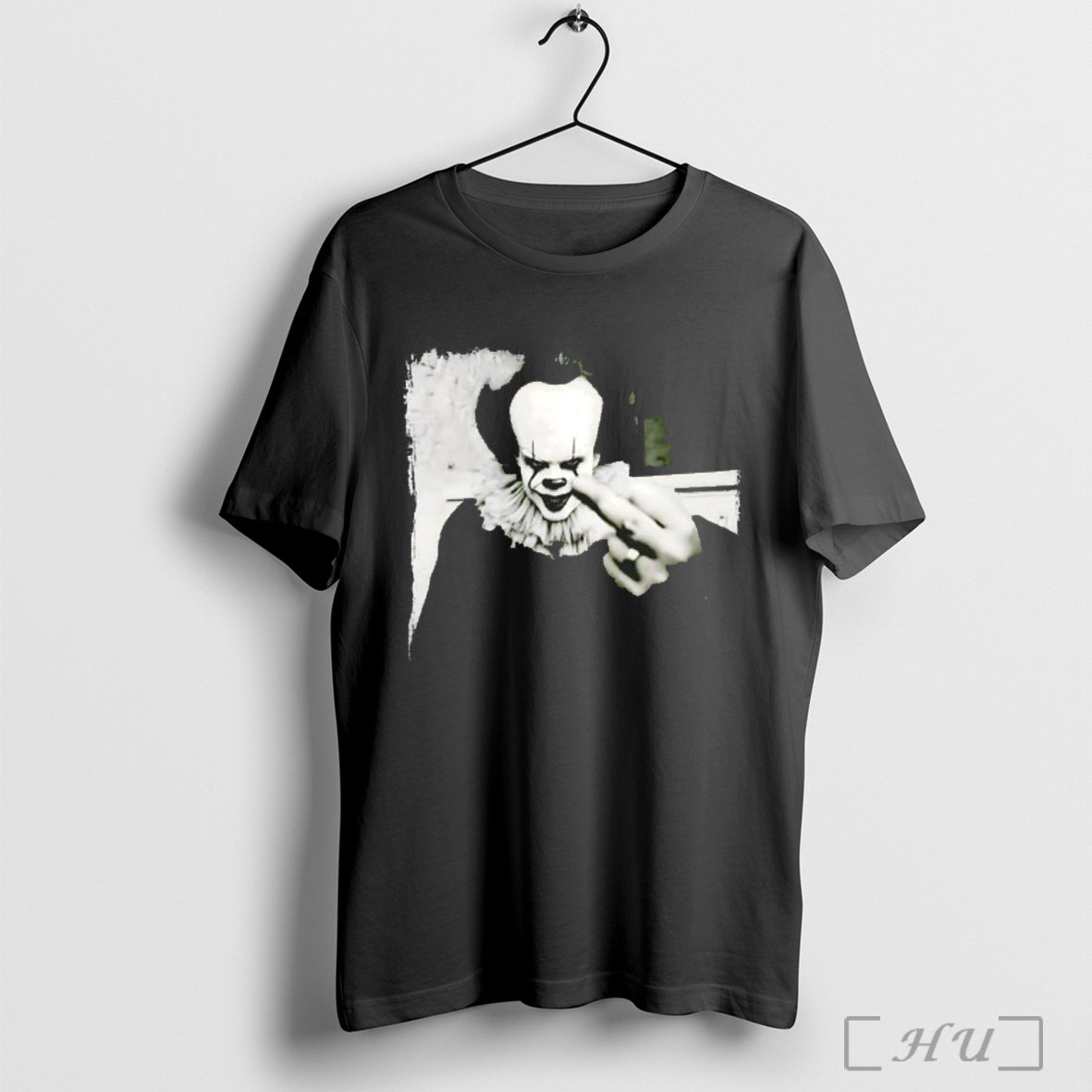 Officials Pennywise Middle Finger Happy Halloween T Shirt