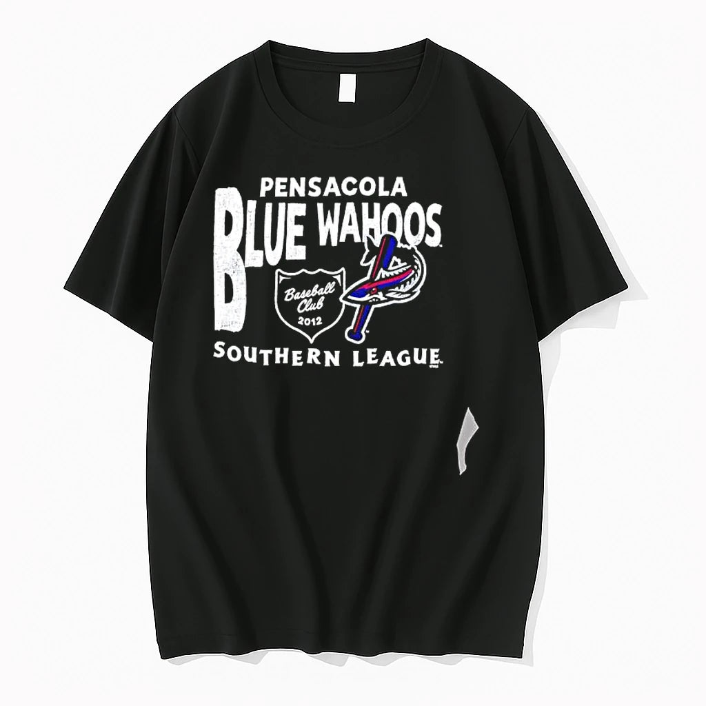 Officials Pensacola Blue Wahoos Baseball Club 2012 Southern League Premium T Shirt