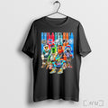 Officials Philadelphia Mascot Sports Teams Skyline Retro T Shirt