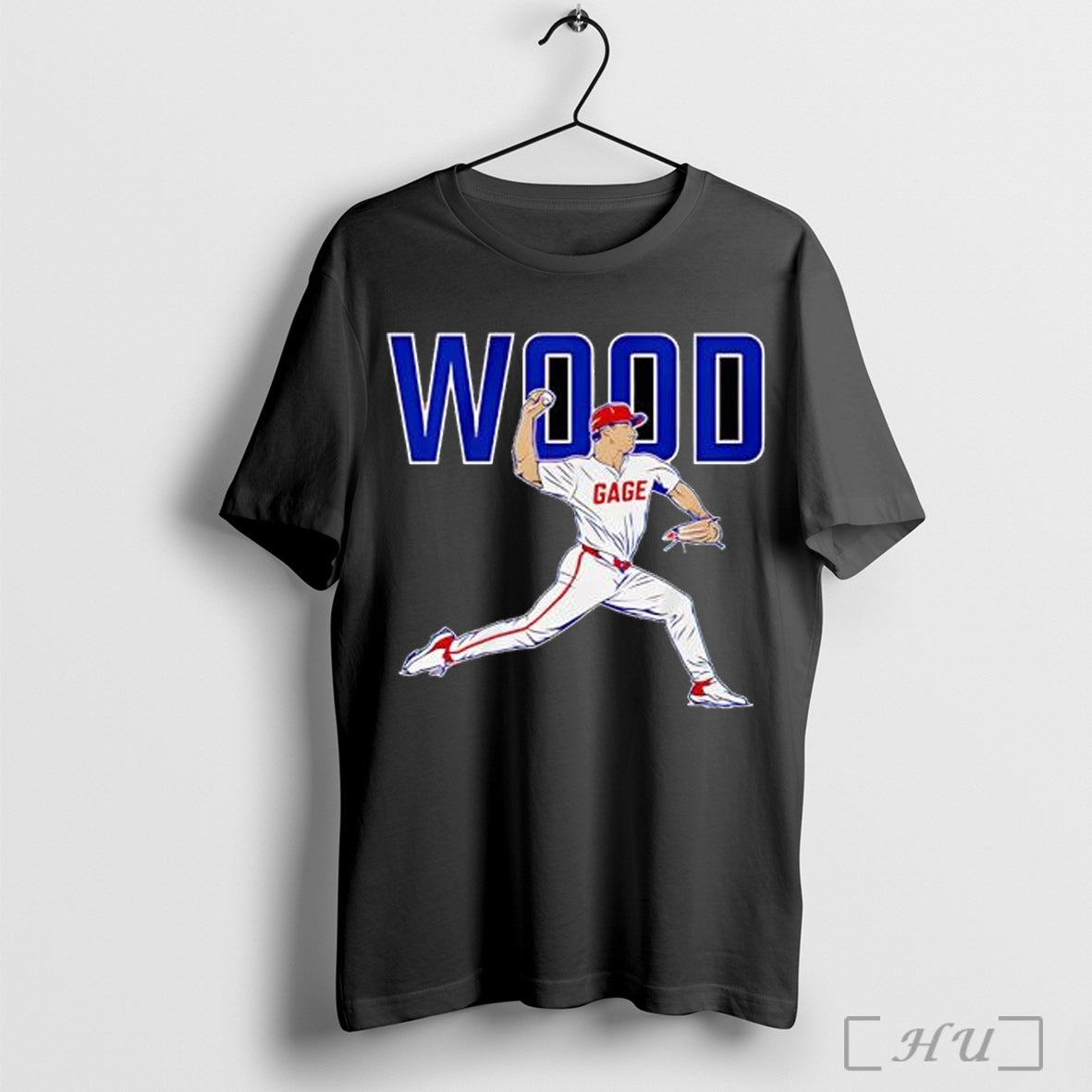 Officials Philadelphia Phillies Ace Pose Gage Wood T Shirt