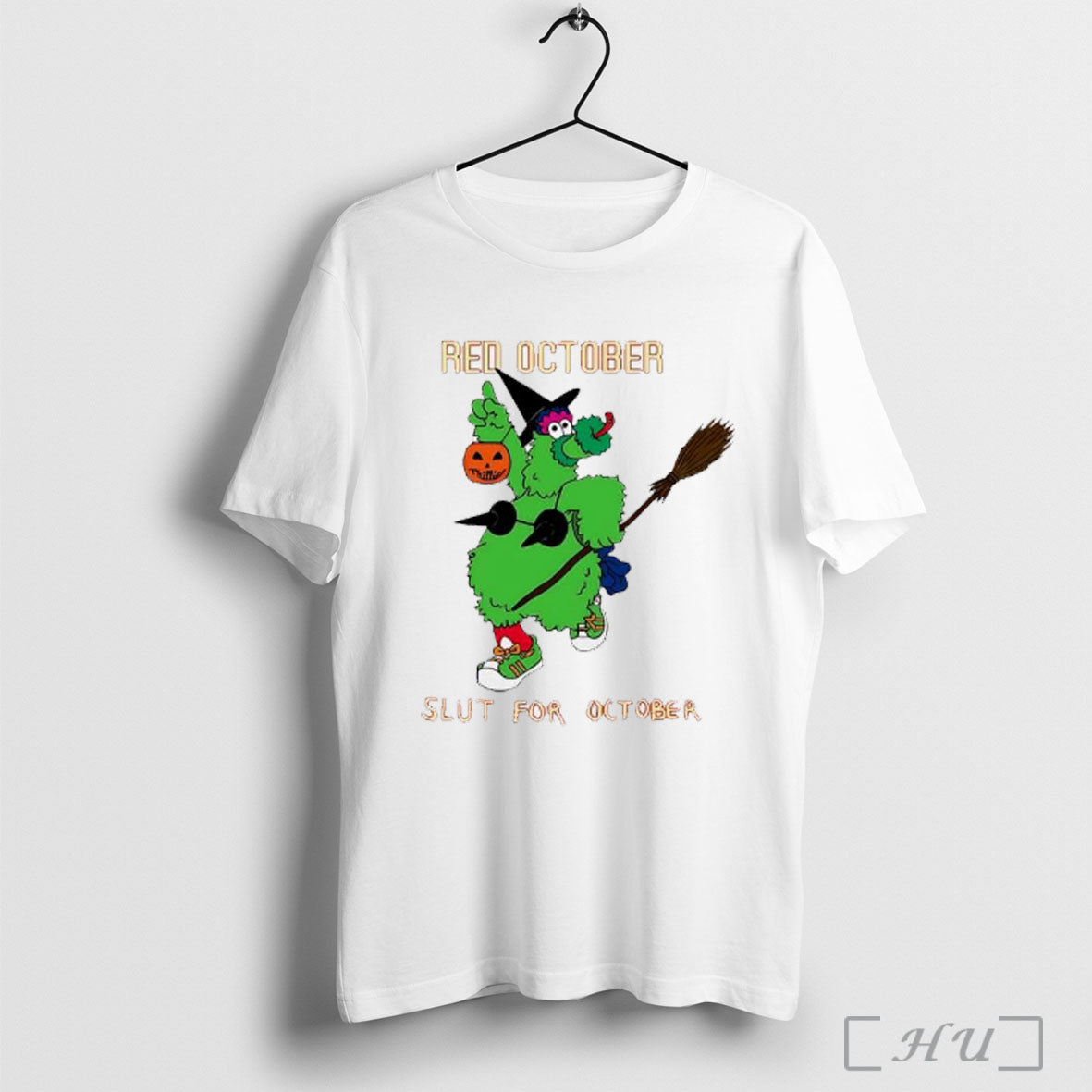 Officials Philadelphia Phillies Phillie Phanatic Red October Slut For October Mascot Halloween T Shirt