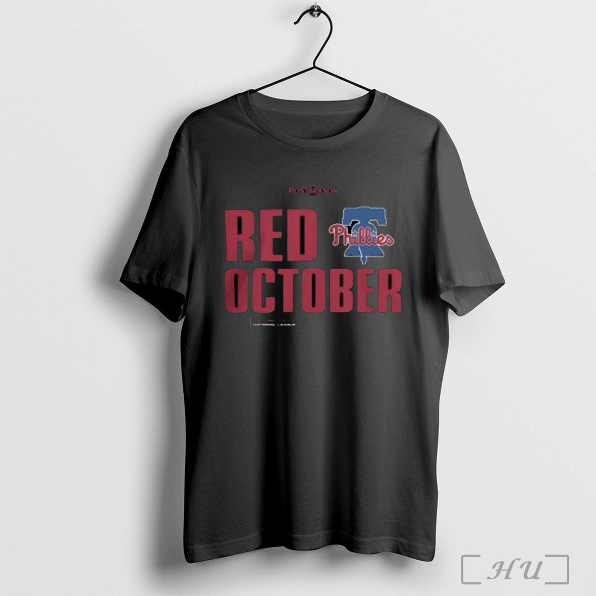 Officials Philadelphia Phillies Red October 2025 Mlb Postseason T Shirt