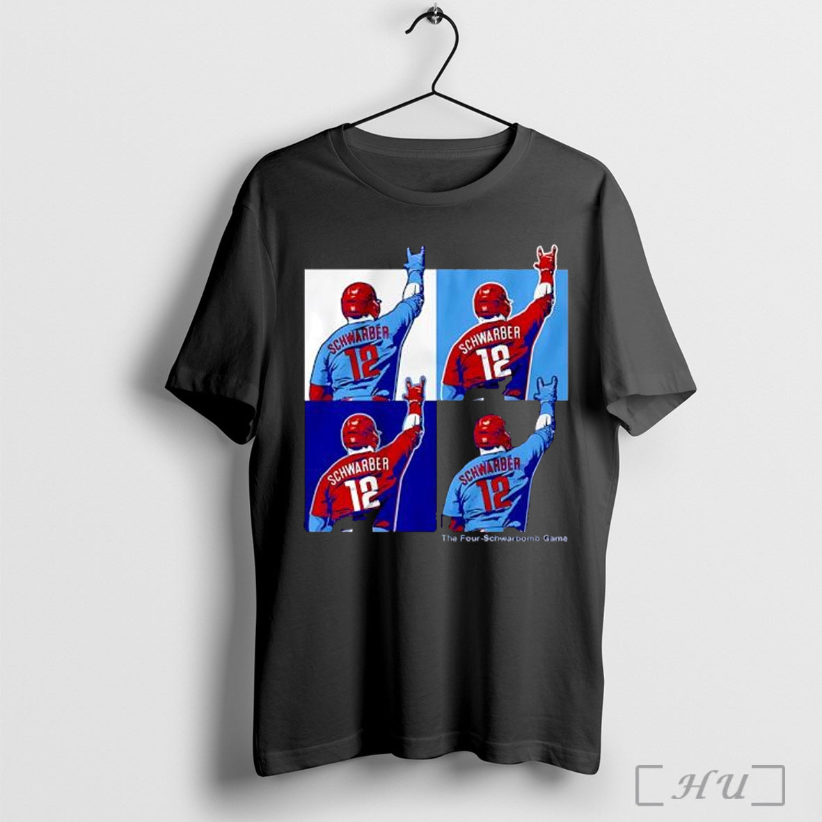 Officials Philadelphia Phillies The Four Schwarbomb Game T Shirt