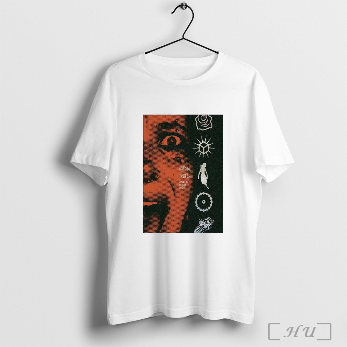 Officials Pierce The Veil I Cant Hear You World Tour 2025 T Shirt