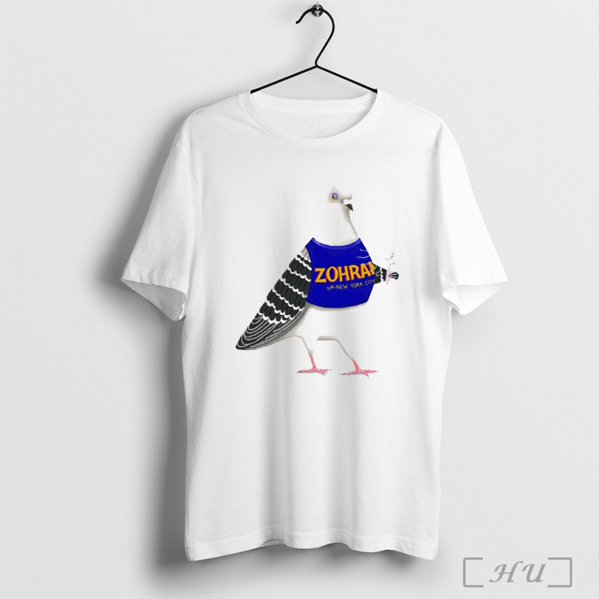 Officials Pigeon Zohran For New York City Ladies T Shirt