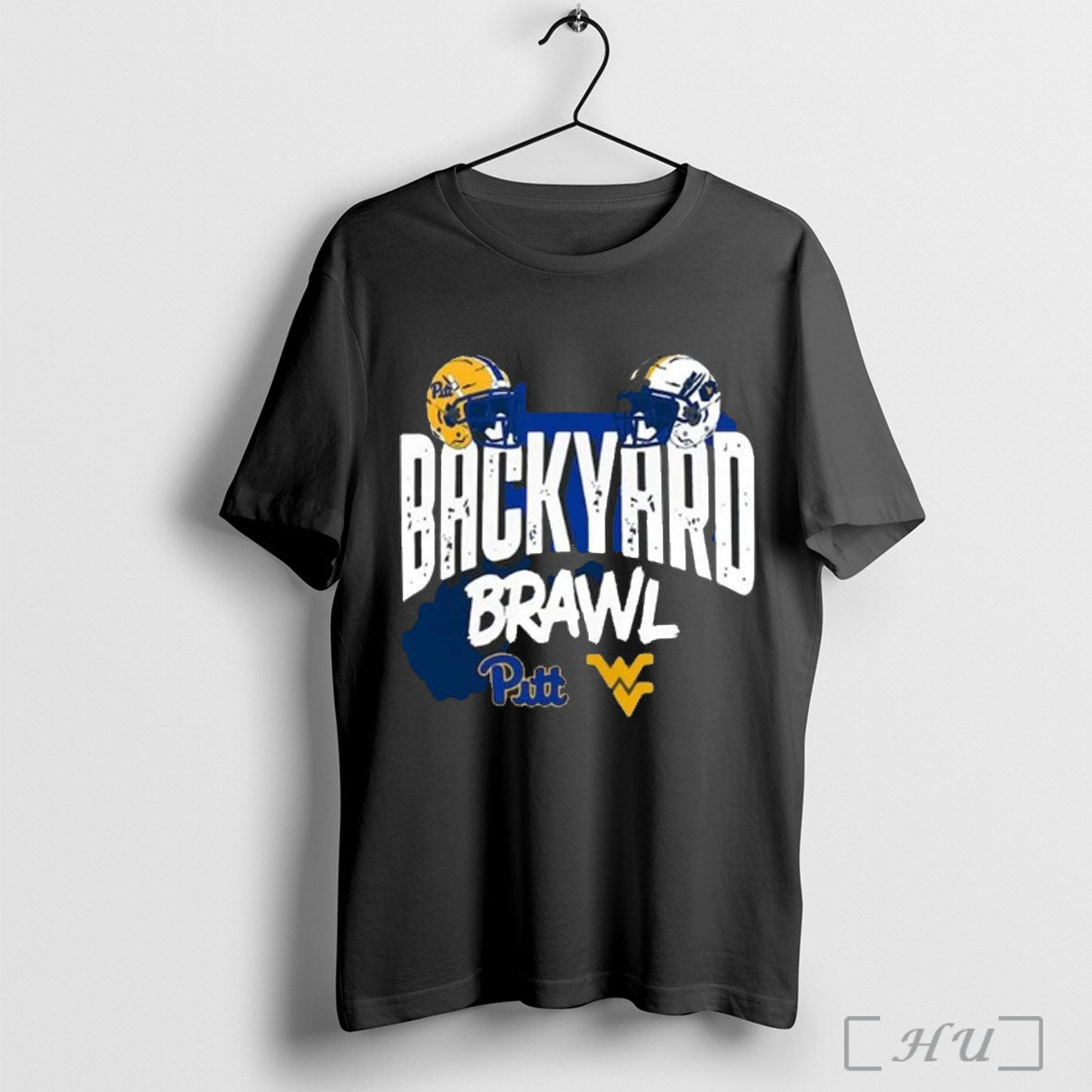 Officials Pitt Panthers Vs West Virginia Mountaineers Backyard Brawl Comfort Colors T Shirt