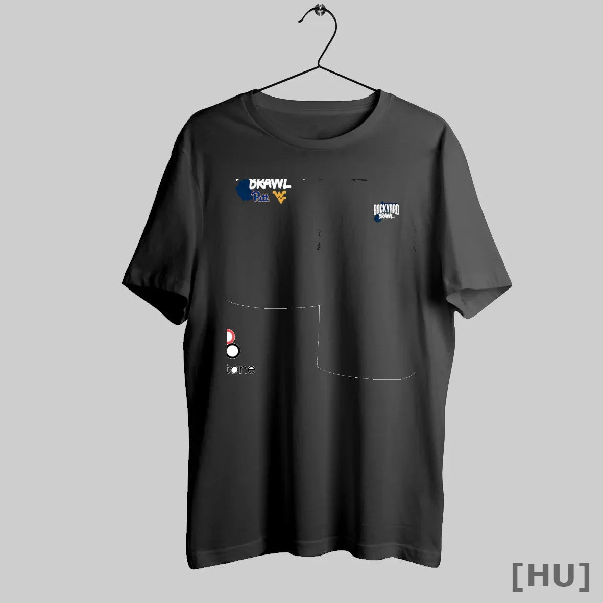 Officials Pitt Panthers Vs West Virginia Mountaineers Backyard Brawl 2 Sided T Shirt
