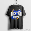 Officials Pitt Panthers Vs West Virginia Mountaineers Backyard Brawl Helmet T Shirt
