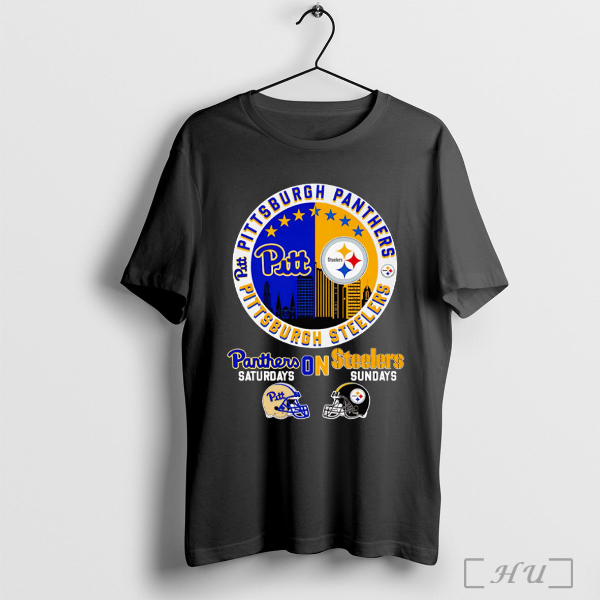 Officials Pittsburgh Panthers On Saturdays Steelers On Sundays T Shirt
