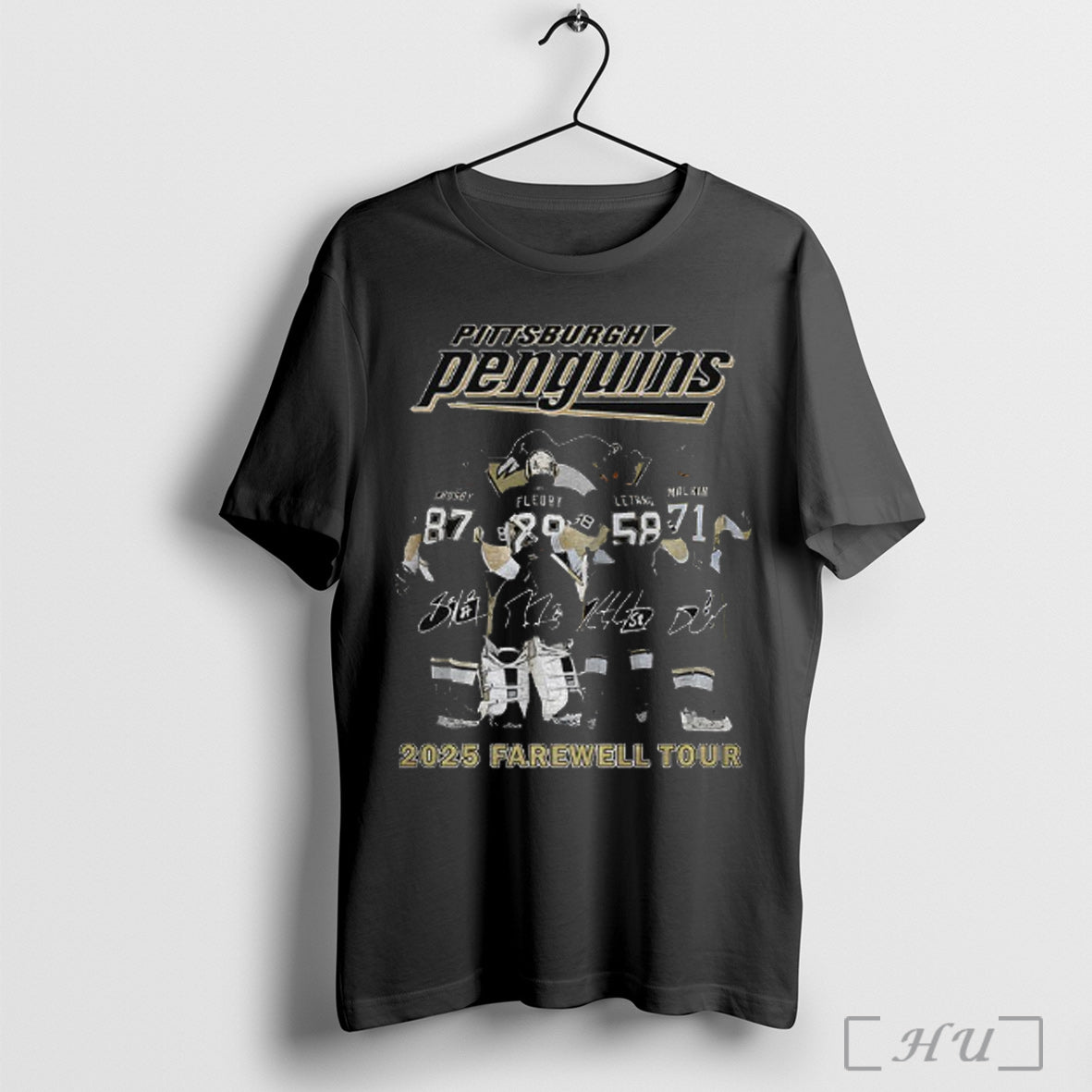 Officials Pittsburgh Penguins Hockey 2025 Farewell Tour Signature T Shirt