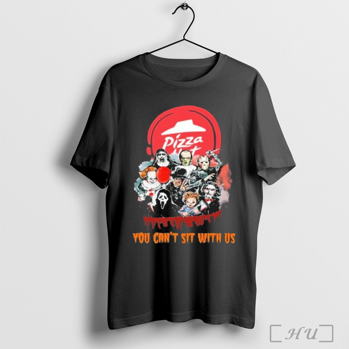 Officials Pizza Hut Horror Film You Cant Sit With Us T Shirt